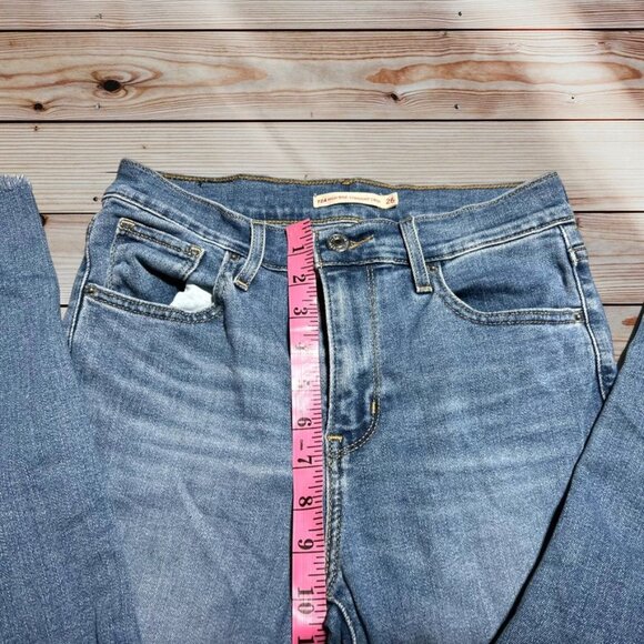 Levi's 724 Straight Leg Crops Waist 26 - Picture 4 of 11